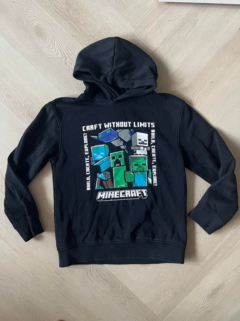 Minecraft Trui Maat 140 - Nette Staat, Ophalen of Verzenden, Zo goed als nieuw, Jongen of Meisje, Trui of Vest