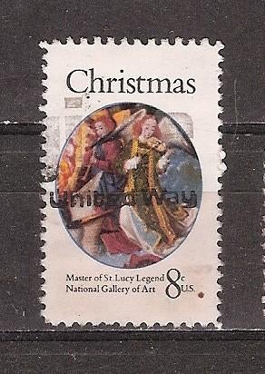 USA, Kerstmis, nr. 2, 1972., Ophalen of Verzenden, Gestempeld, Noord-Amerika