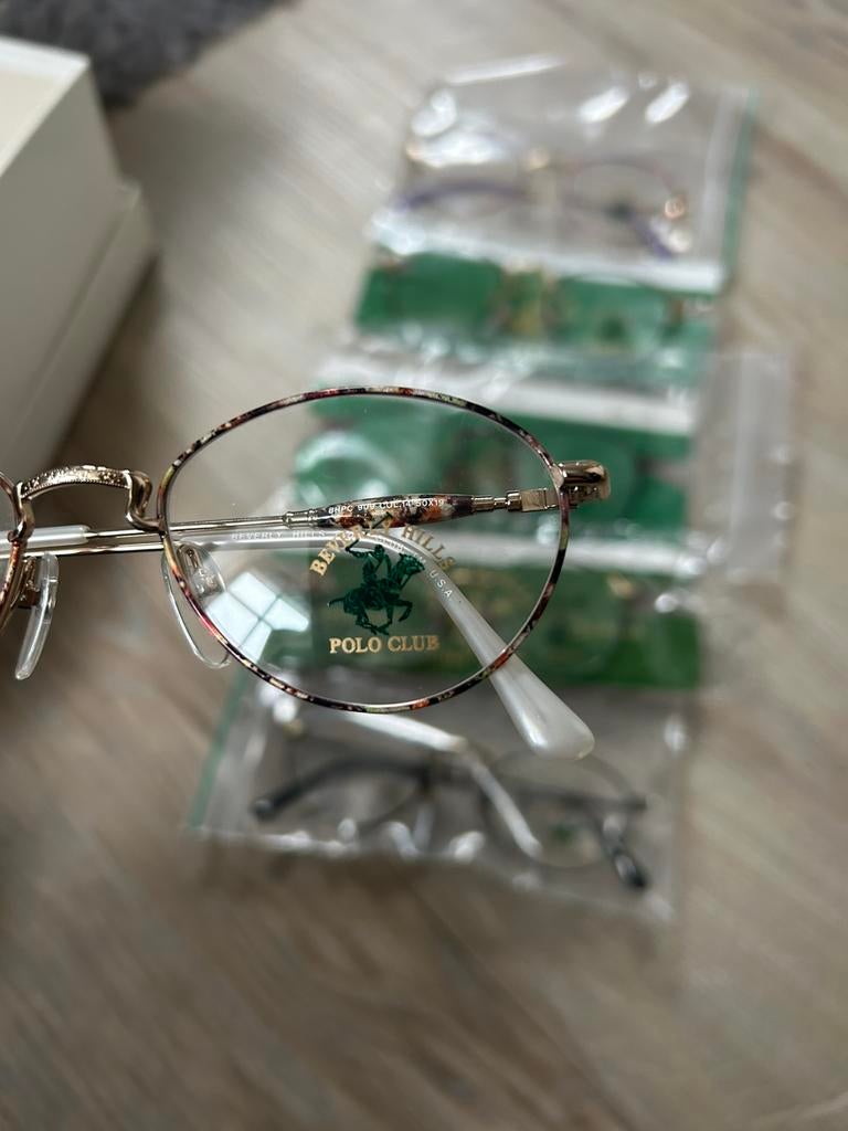 Vintage brillen Beverly Hills Polo Club, Ophalen of Verzenden, Zo goed als nieuw, Bril, Overige merken