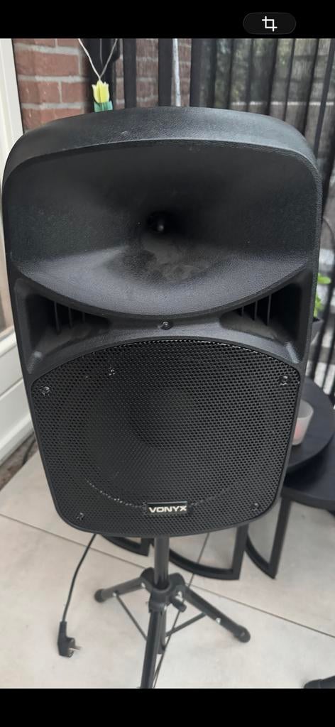 Vonyx VPS102A Speakerset met LED - 600W, Ophalen of Verzenden, Nieuw, 500 tot 1000 watt, P.A.
