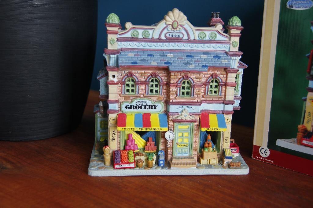 Lemax kersthuisje. Anderson Family Grocery Store, Diversen, Kerst, Ophalen of Verzenden, Gebruikt