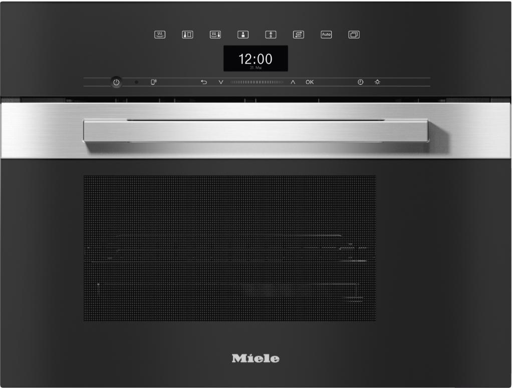Miele stoomoven dg7440rvs van 2149,- nu voor 1695,- Op = Op, Ophalen, Nieuw, 45 tot 60 cm, Oven