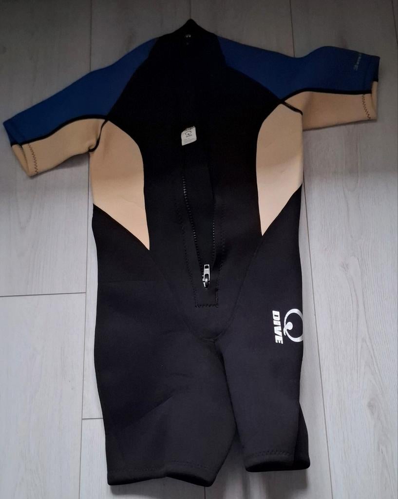 Duikpak, een shorty maat M van merk Q Dive 3 mm dik, Ophalen of Verzenden, Dame of Heer, Wetsuit