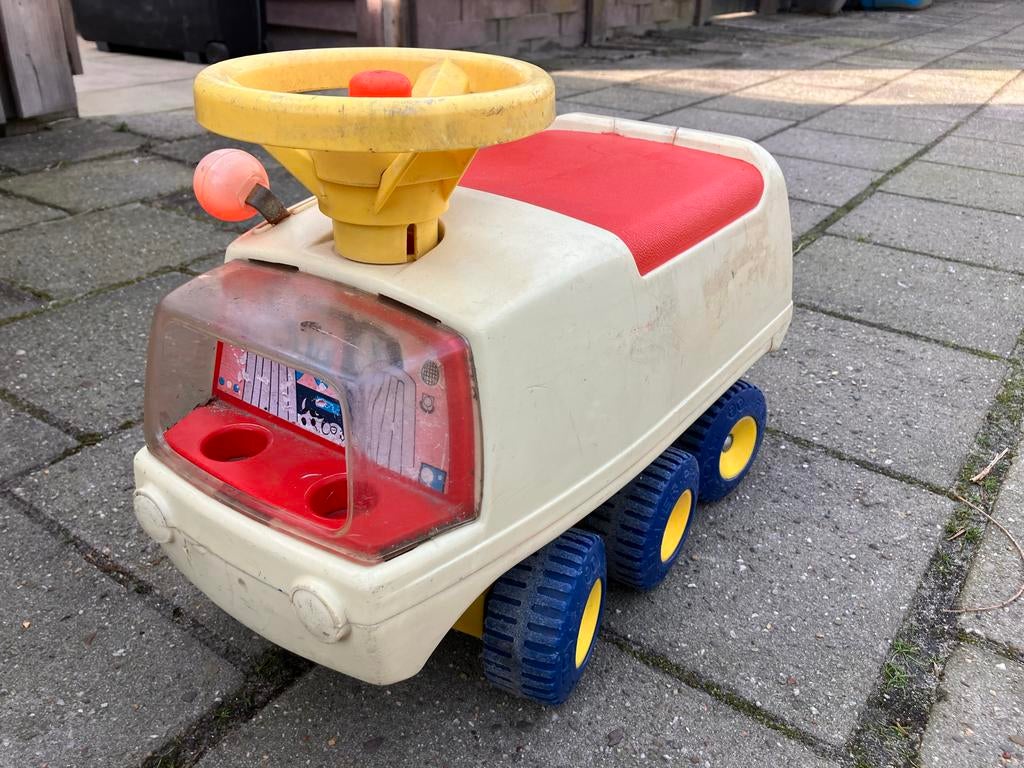 Fischer Price Explorer loopauto - extra verstevigd, Ophalen of Verzenden, Gebruikt, Loopvoertuig
