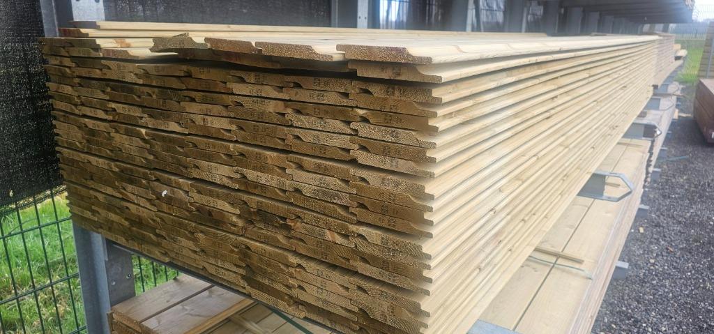 NIEUWE zweeds rabat planken 18mm dik div lengte s, Doe-het-zelf en Verbouw, Hout en Planken, Nieuw, Plank, Overige houtsoorten