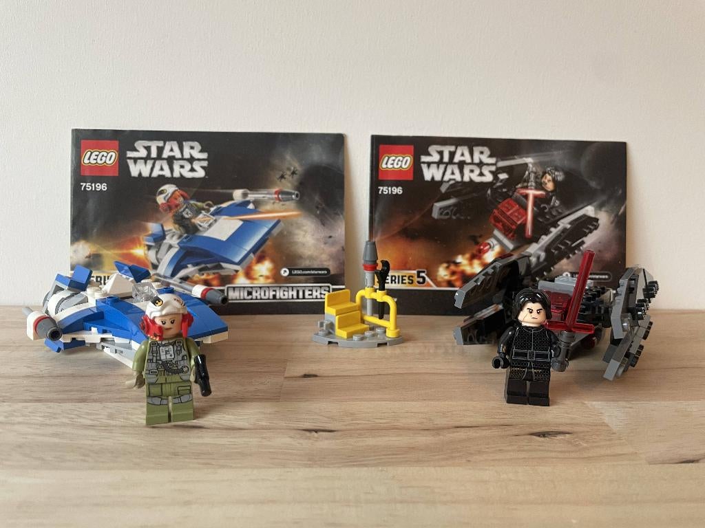 Lego Star Wars Set 75196 A-Wing vs. TIE Silencer, Ophalen of Verzenden, Zo goed als nieuw, Complete set, Lego