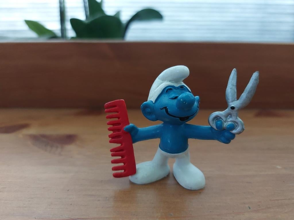Kapper smurf 20110 De Smurfen, Verzamelen, Smurfen, Ophalen of Verzenden