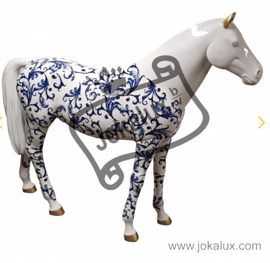 Paarden Kunstbeelden op Ware Grootte!, Ophalen of Verzenden, Nieuw, Kunststof, Dierenbeeld