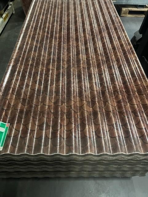 nieuwe polyester decor golfplaten 200cm x 100cm, Verzenden, Nieuw, 20 meter of meer