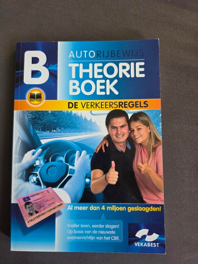 Vekabest Theorieboek Autorijbewijs B - De Verkeersregels, Ophalen of Verzenden, Zo goed als nieuw, Overige niveaus, Vekabest