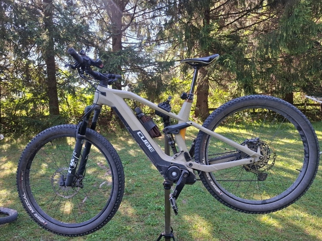 Cube Stereo Hybrid HPC 140 SL, E-MTB, Full suspension Fox, D, Fully, Ophalen, Gebruikt, Schijfrem