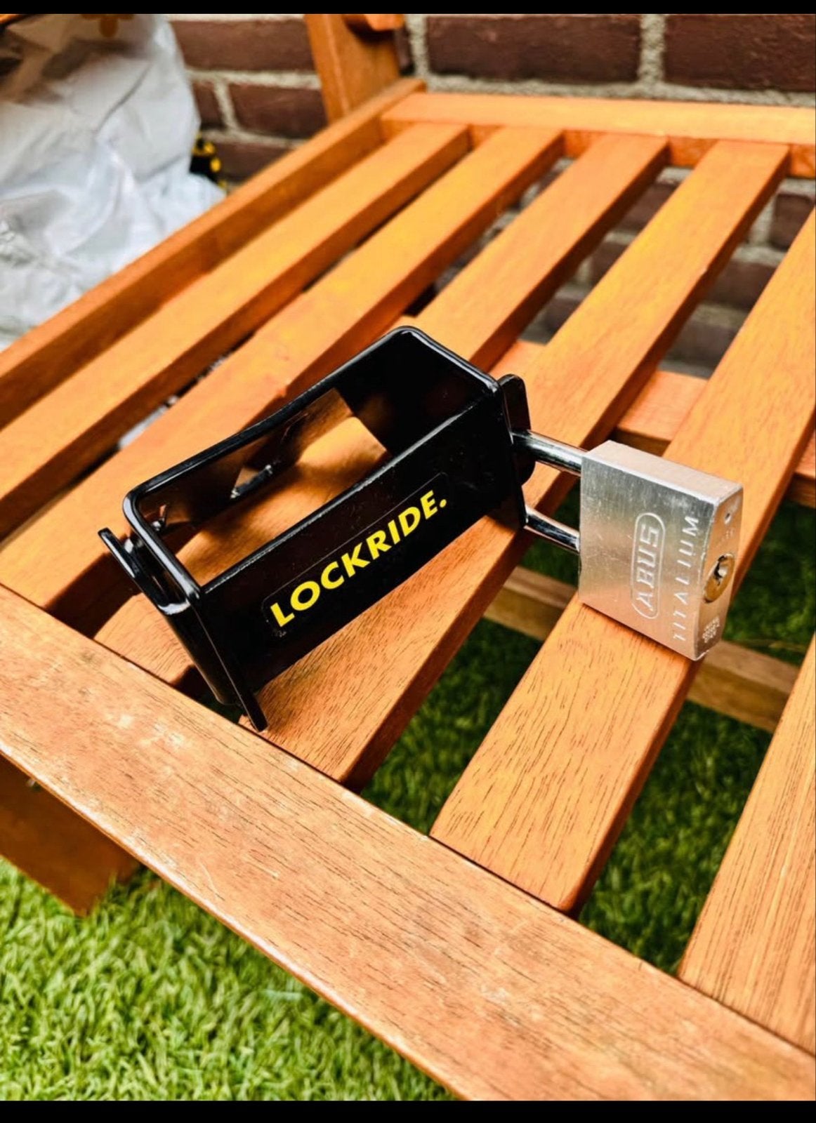 Lockride accu slot, Fietsen en Brommers, Fietsaccessoires | Fietssloten, Ophalen of Verzenden, Gebruikt, Overige fietssloten