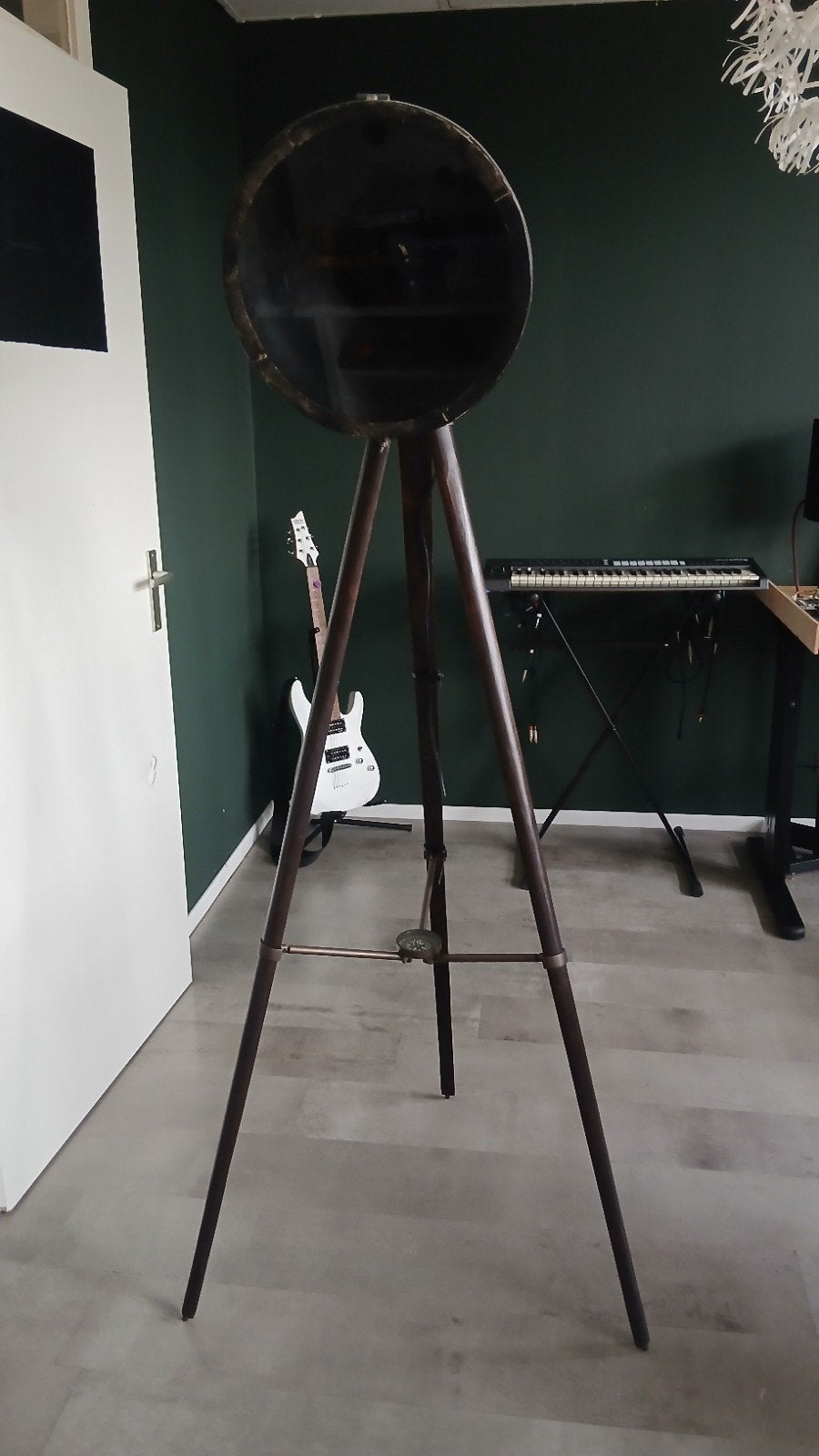mooie antieke lamp, Ophalen of Verzenden, Minder dan 100 cm