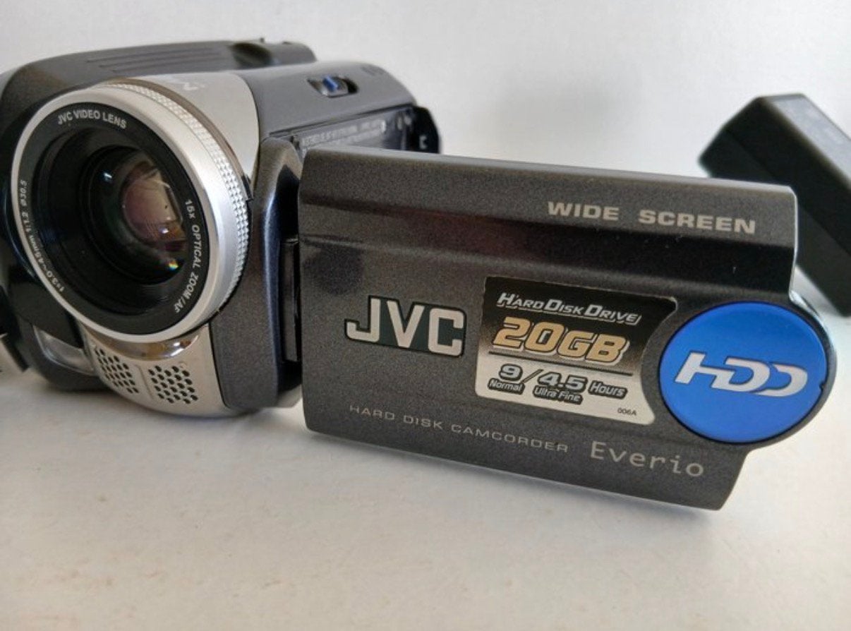 JVC GZ-MG47E Hard Disk Camcorder, Harde schijf, Verzenden, JVC, 20x of meer