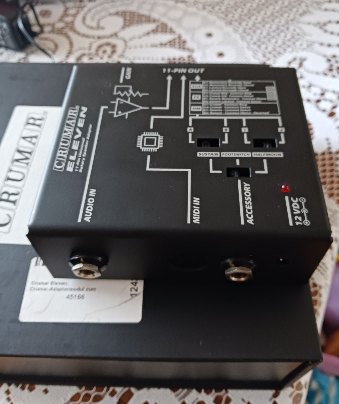 Crumar Eleven Leslie-adapter 11 polig, Ophalen of Verzenden, Nieuw, 2 klavieren, Hammondorgel