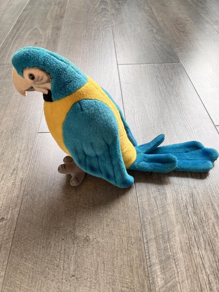 WWF Papegaai knuffel (21 cm), Overige merken, Overige karakters, Overige typen, Ophalen of Verzenden