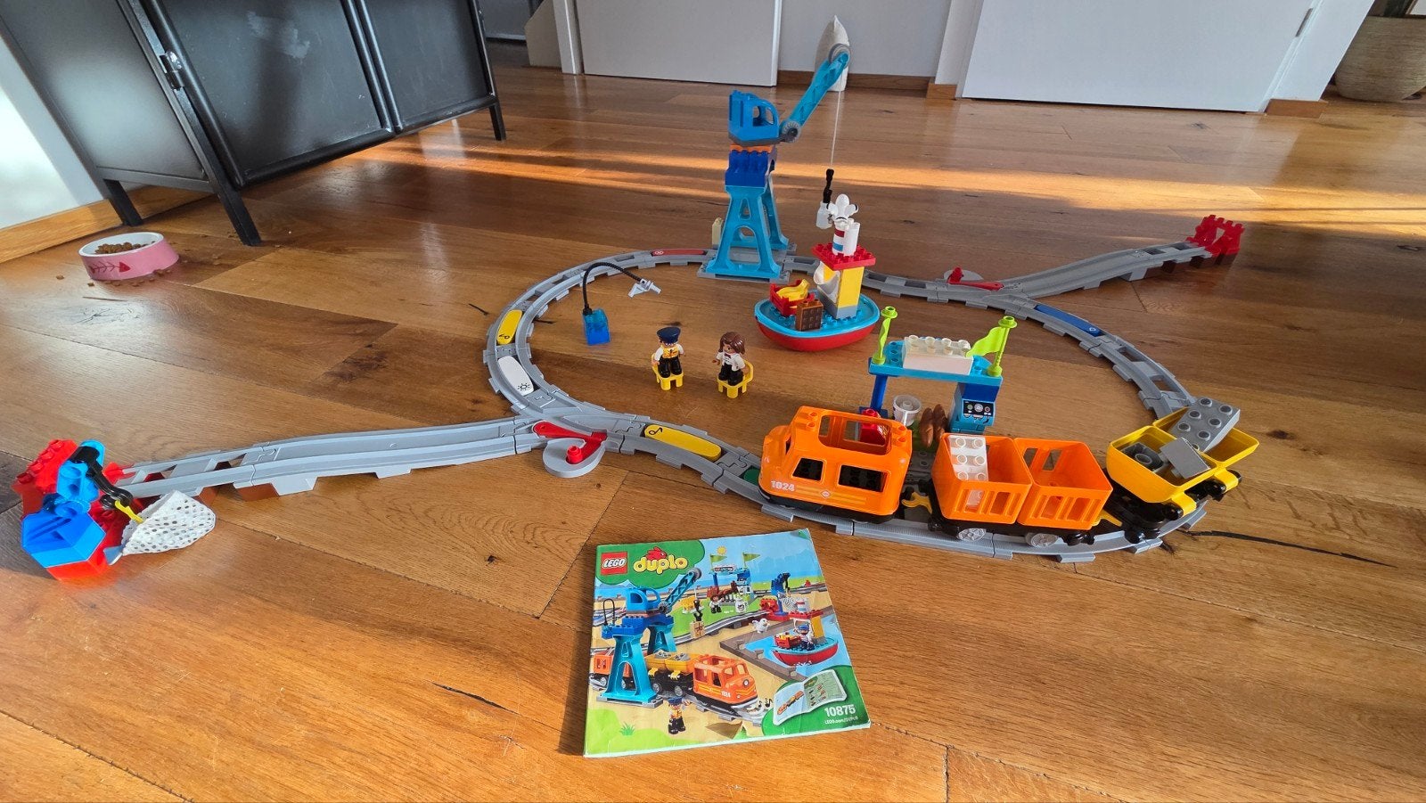 Lego duplo goedereintrein 10875 met app bestuurbaar, Ophalen of Verzenden, Gebruikt