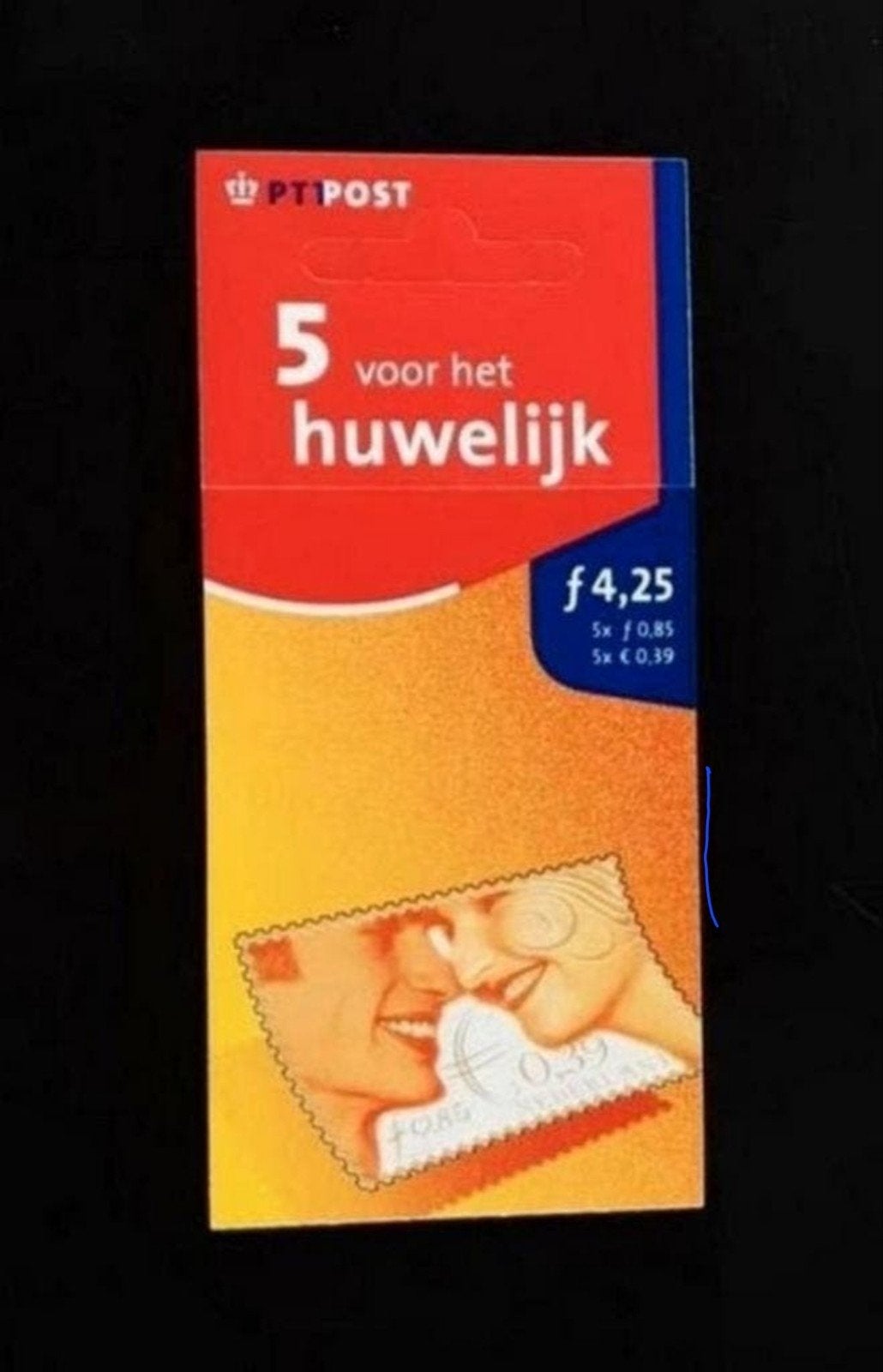 Postzegelboekje PB 66 gestempeld, vijf voor het huwelijk, Postzegels en Munten, Postzegels | Nederland, Ophalen of Verzenden
