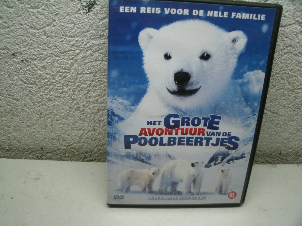 dvd 228k het grote avontuur van de poolbeertjes, Alle leeftijden, Ophalen of Verzenden, Zo goed als nieuw