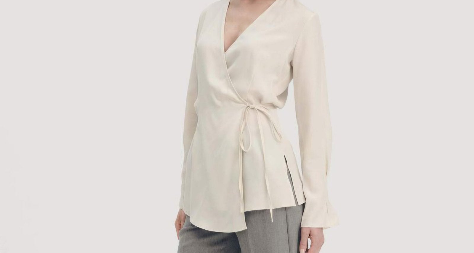 Hessnatur blouse maat 42, nieuw, Hessnatur, Wit, Maat 42/44 (L), Nieuw