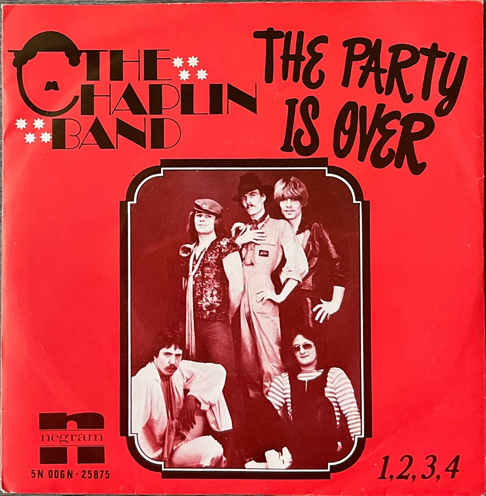 Chaplin Band - The party is over (NL’77) ALS NIEUW (Tip’78), Cd's en Dvd's, Vinyl Singles, Verzenden, 7 inch