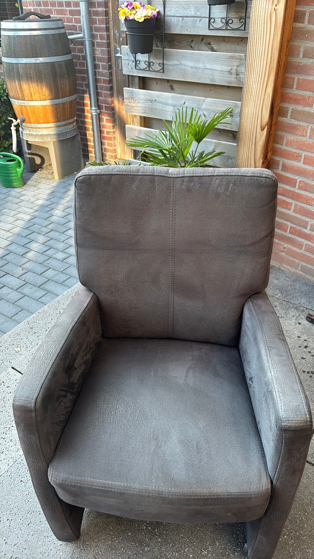 Eetkamerstoelen op wieltjes 4, Ophalen, Zo goed als nieuw, Stof, 50 tot 75 cm