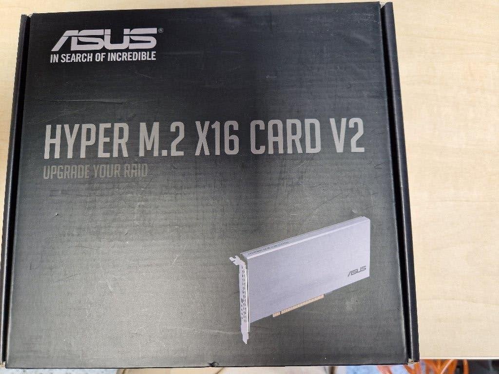 Asus Hyper M2 x16 Card V2, Intern, Gebruikt, Asus, Ophalen of Verzenden