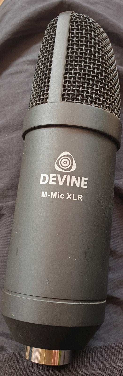 Devine M-Mic XLR Condensator Microfoon Studio Kwaliteit, Ophalen of Verzenden, Zo goed als nieuw, Studiomicrofoon