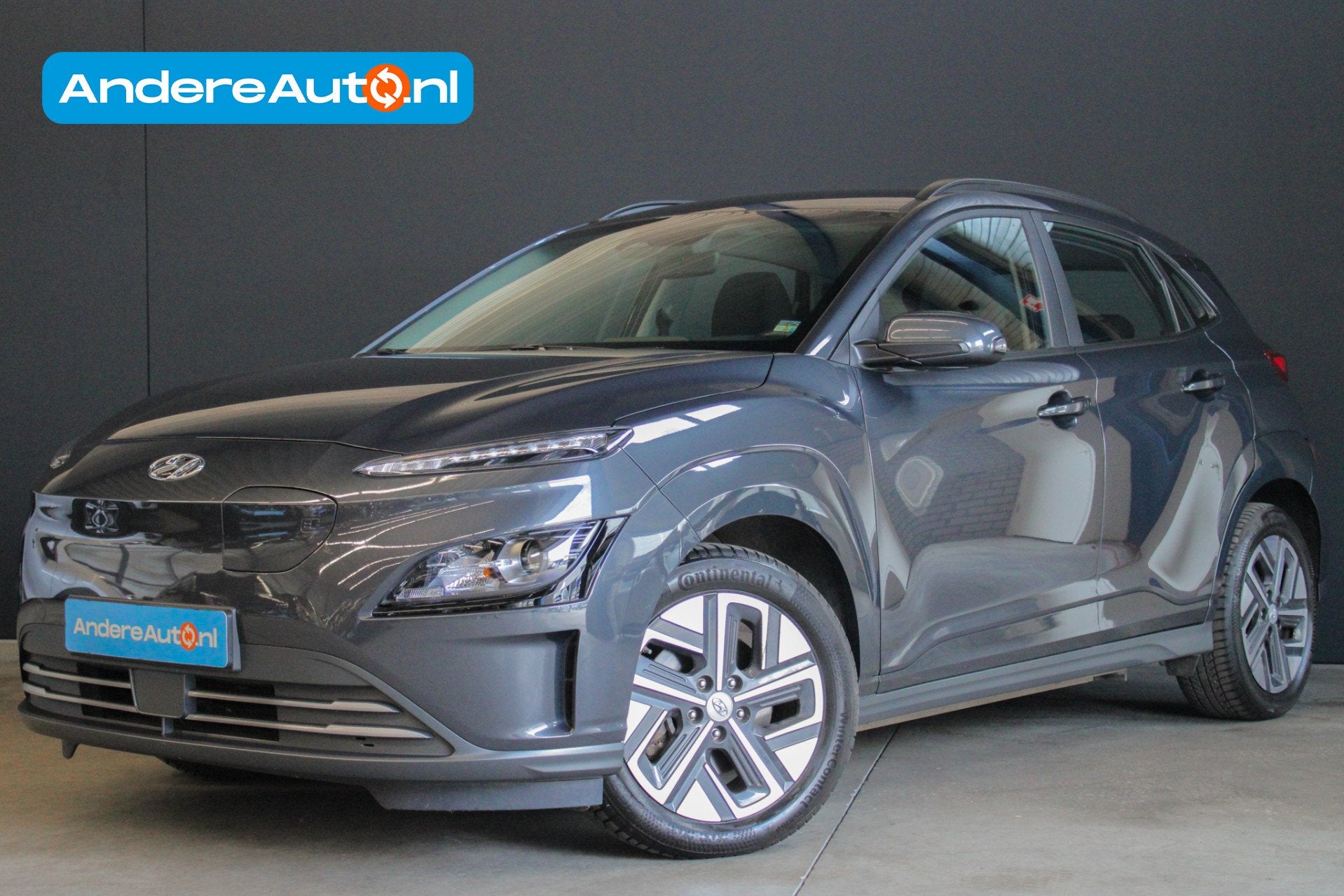 Hyundai KONA EV Fashion 64 kWh |100% SoH|dealer onderhouden|, Auto's, Dealer onderhouden, Stof, Gebruikt, Zwart