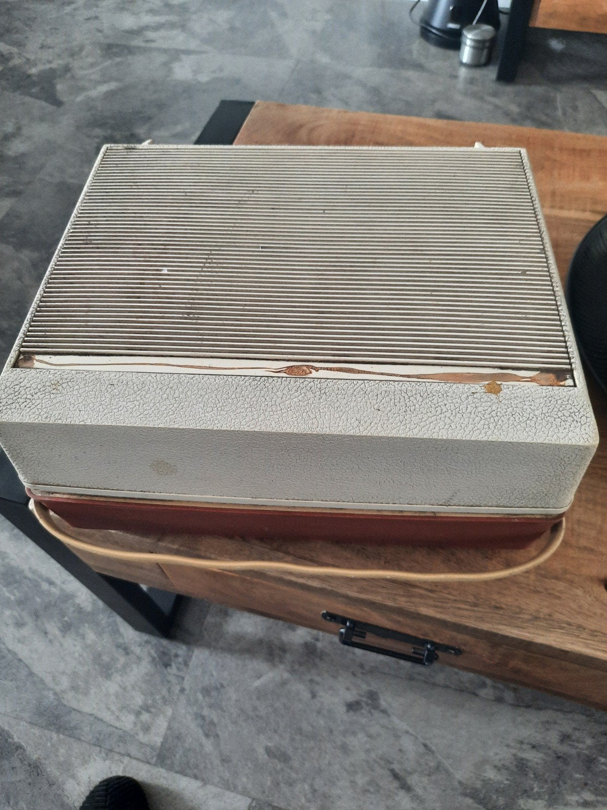Oude koffer grammofoon - Philips - Werking onbekend, Ophalen, Gebruikt, Platenspeler, Philips