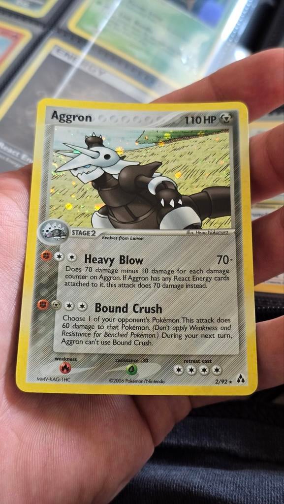 Pokémon kaart Aggron 2/92 Legend Maker, Ophalen of Verzenden
