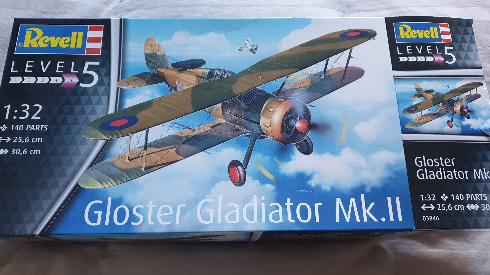 Revell ICM 1/32 Gloster Gladiator Mk.II, Revell, Nieuw, Ophalen of Verzenden, Groter dan 1:72
