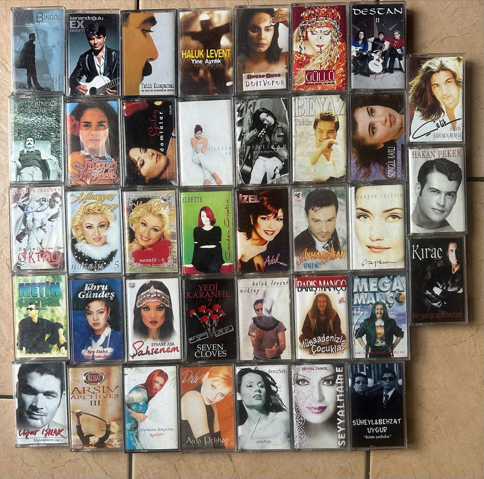Grote collectie Turkse muziekcassettes, Cd's en Dvd's, Gebruikt, Wereldmuziek, Ophalen of Verzenden, Origineel