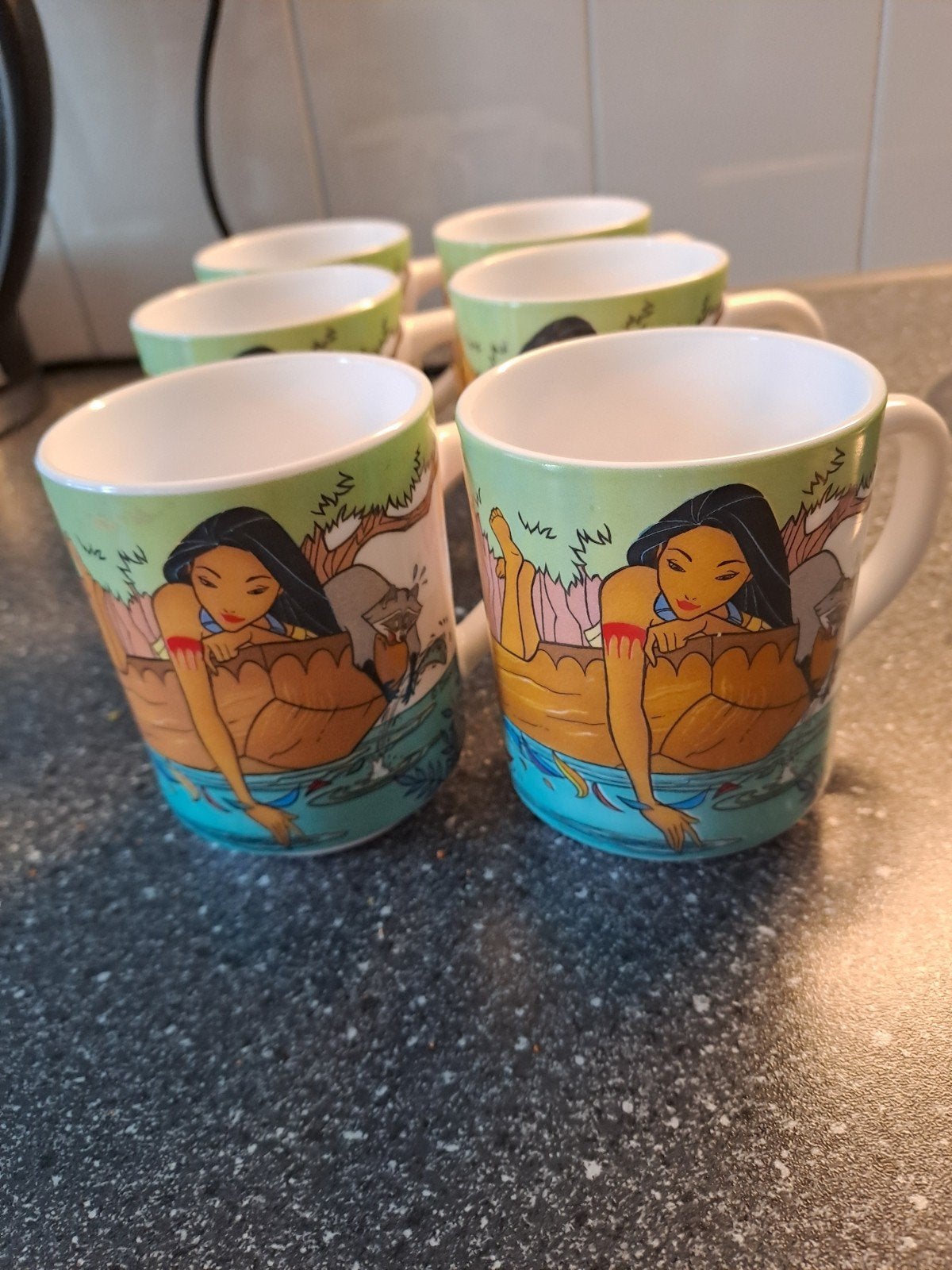 6 Opal mokken disney, Ophalen of Verzenden, Zo goed als nieuw, Servies