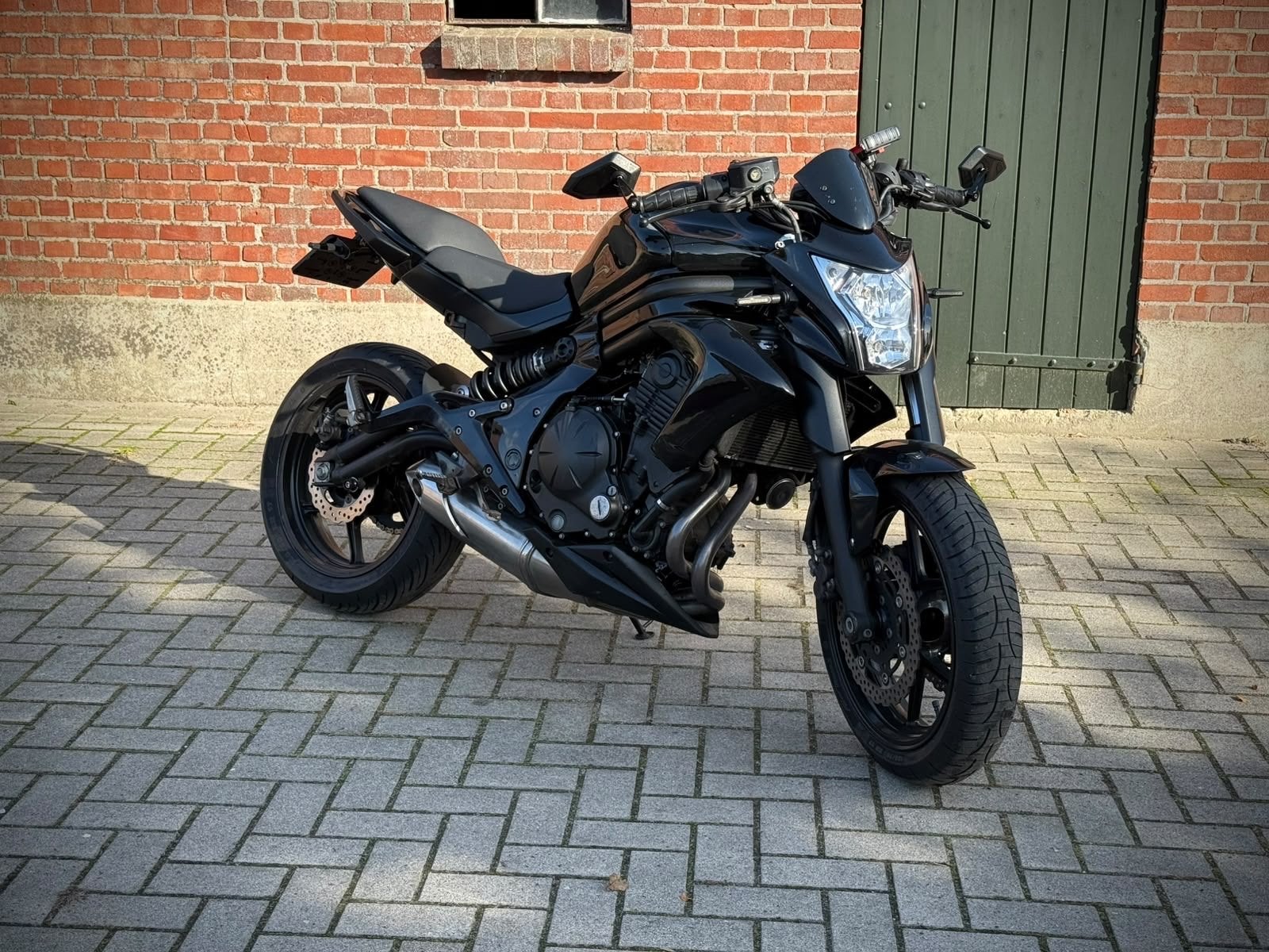 Kawasaki ER-6N Naked Bike A2- Zwart, Goede Staat, Motoren, 2 cilinders, Gebruikt, Particulier, Meer dan 35 kW
