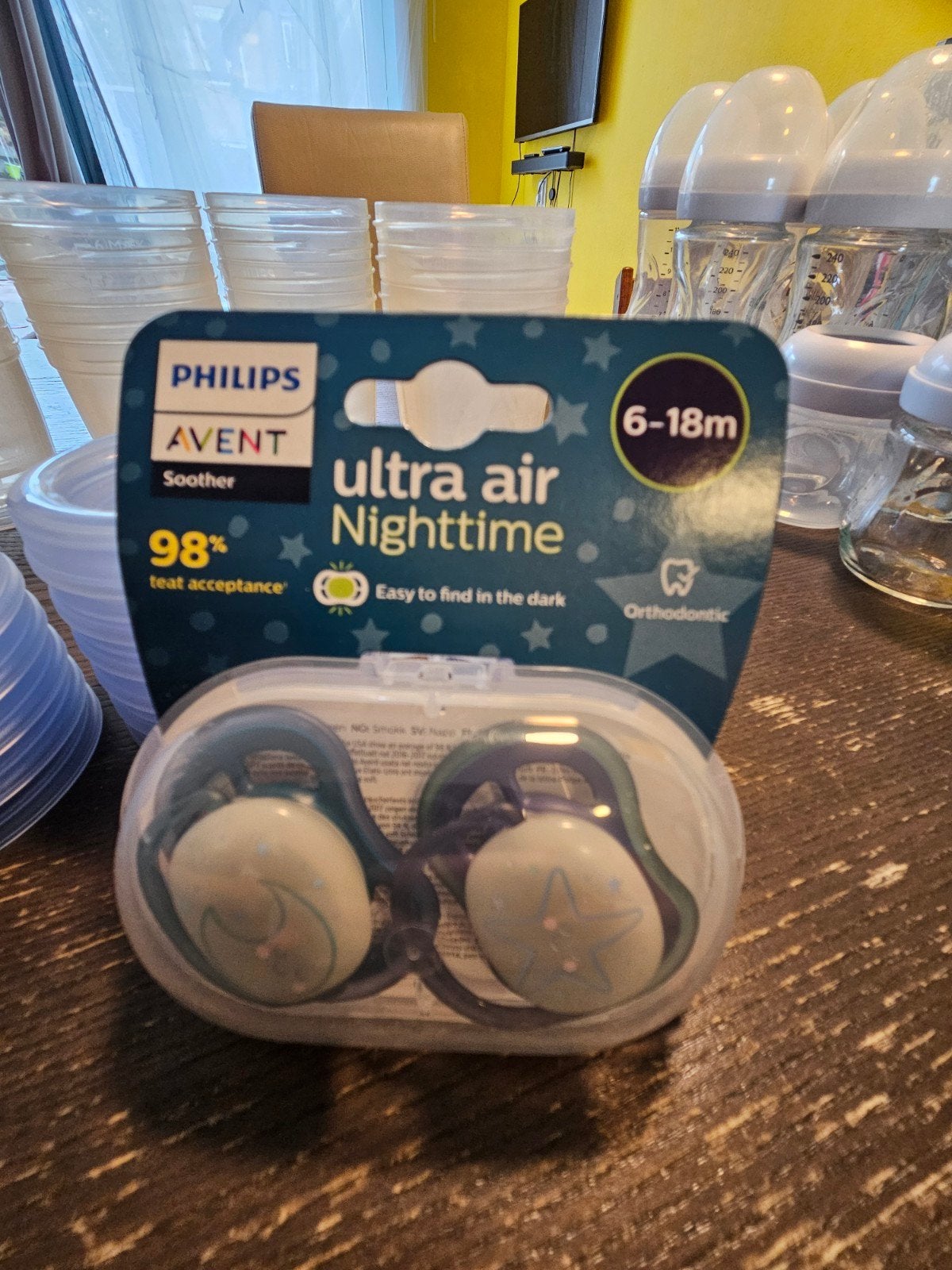 Philips Avent Ultra Air Nighttime Fopspeen 6-18m, Ophalen, Nieuw