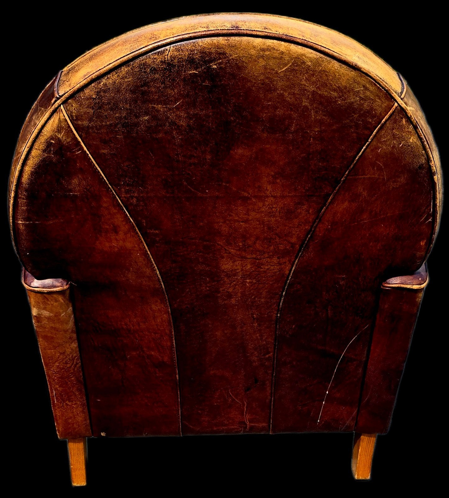 2 Vintage schapenleren Clubfauteuils + BEZORGING GRATIS, Ophalen of Verzenden