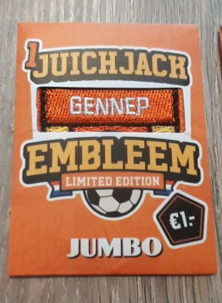 Jumbo Juich Jack Limited Edition embleem Gennep, Verzamelen, Supermarktacties, Jumbo, Verzenden