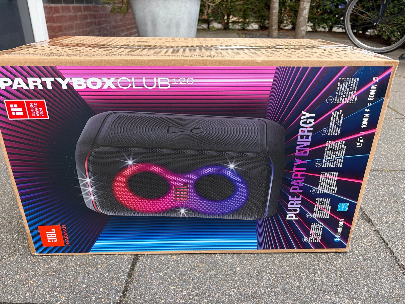 JBL PartyBox Club 120 - Nieuw in doos, Audio, Tv en Foto, Luidsprekers, 150 watt of meer, JBL, Party speaker, Nieuw