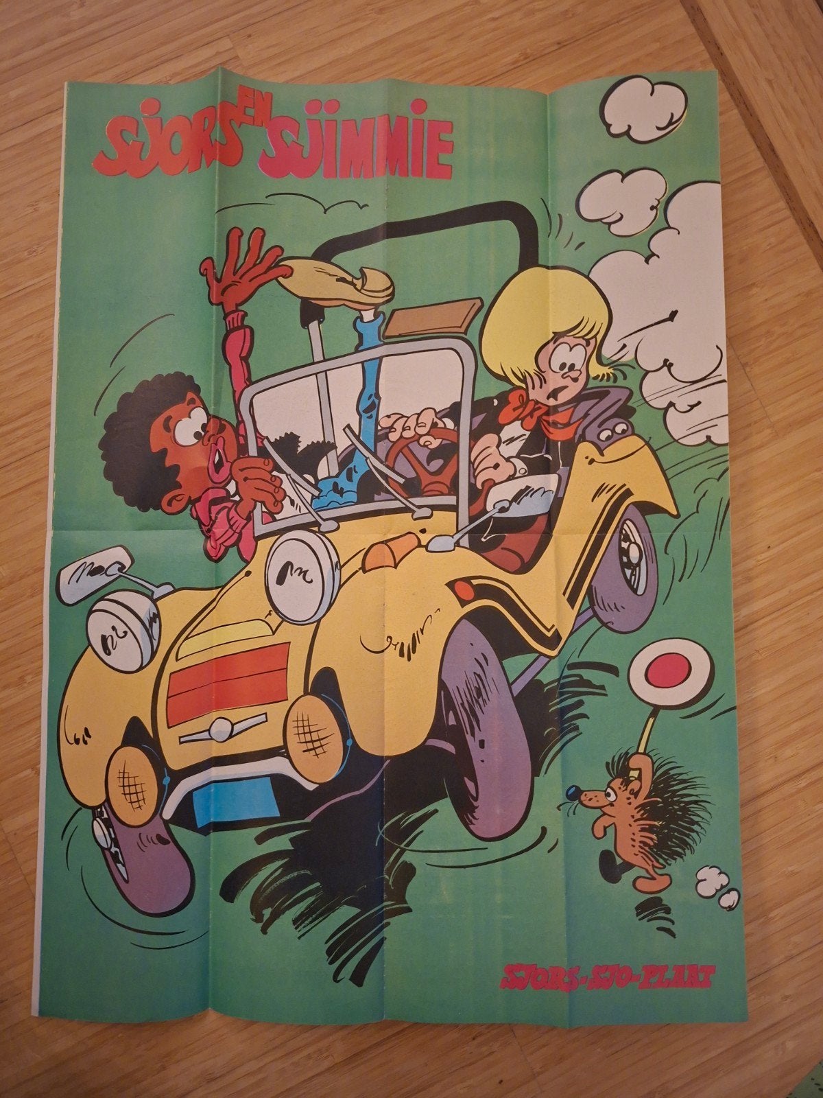 Sjors en Sjimmie stripboek - Vintage poster, Boeken, Ophalen of Verzenden