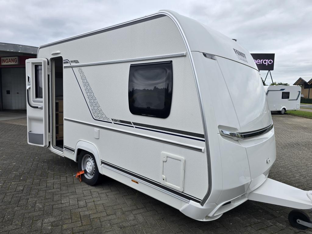 Fendt Bianco Activ 390 FHS met voortent, Caravans en Kamperen, Caravans, Bedrijf, Tot en met 3, 1000 - 1250 kg, 4 tot 5 meter