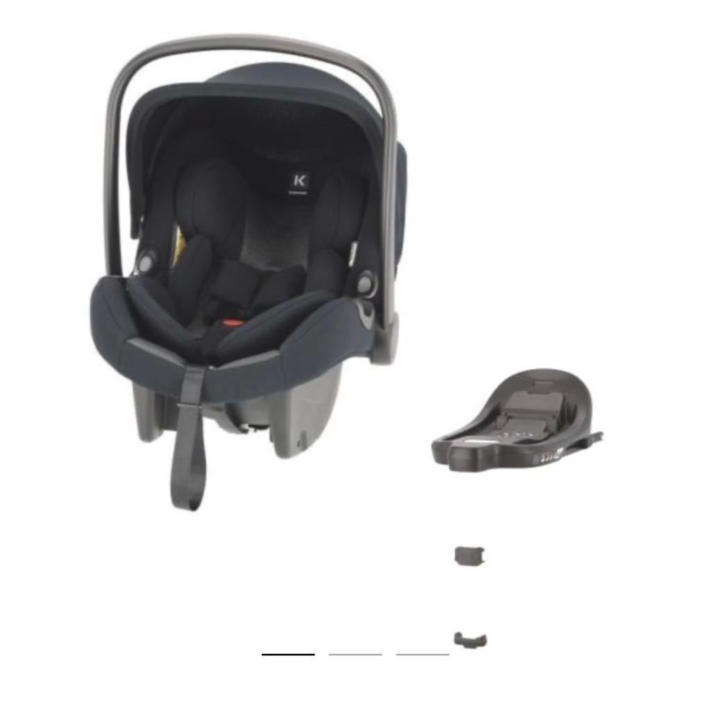 Kids River Autostoel Curve + base SPLINTERNIEUW (black/mesh), Nieuw, Isofix, 0 t/m 13 kg, Ophalen