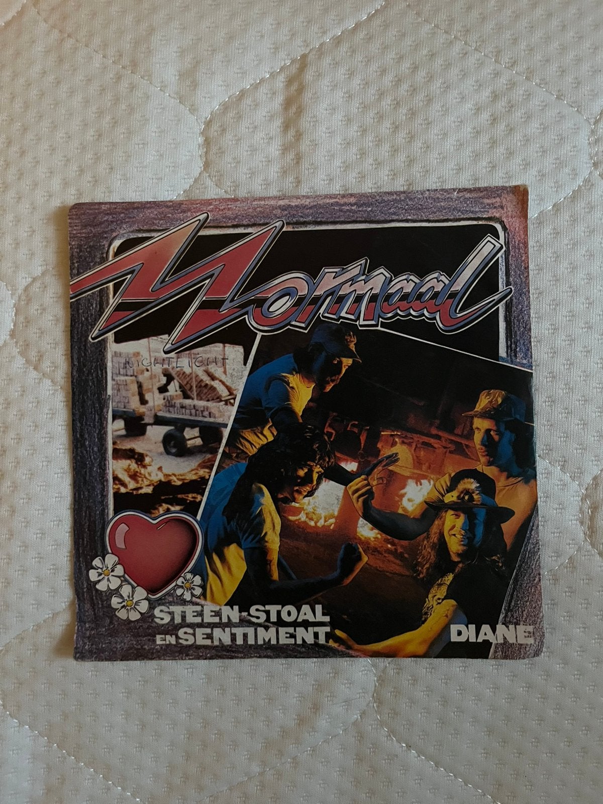 Normaal steen stoal en sentiment single, Cd's en Dvd's, 7 inch, Ophalen of Verzenden, Zo goed als nieuw, EP