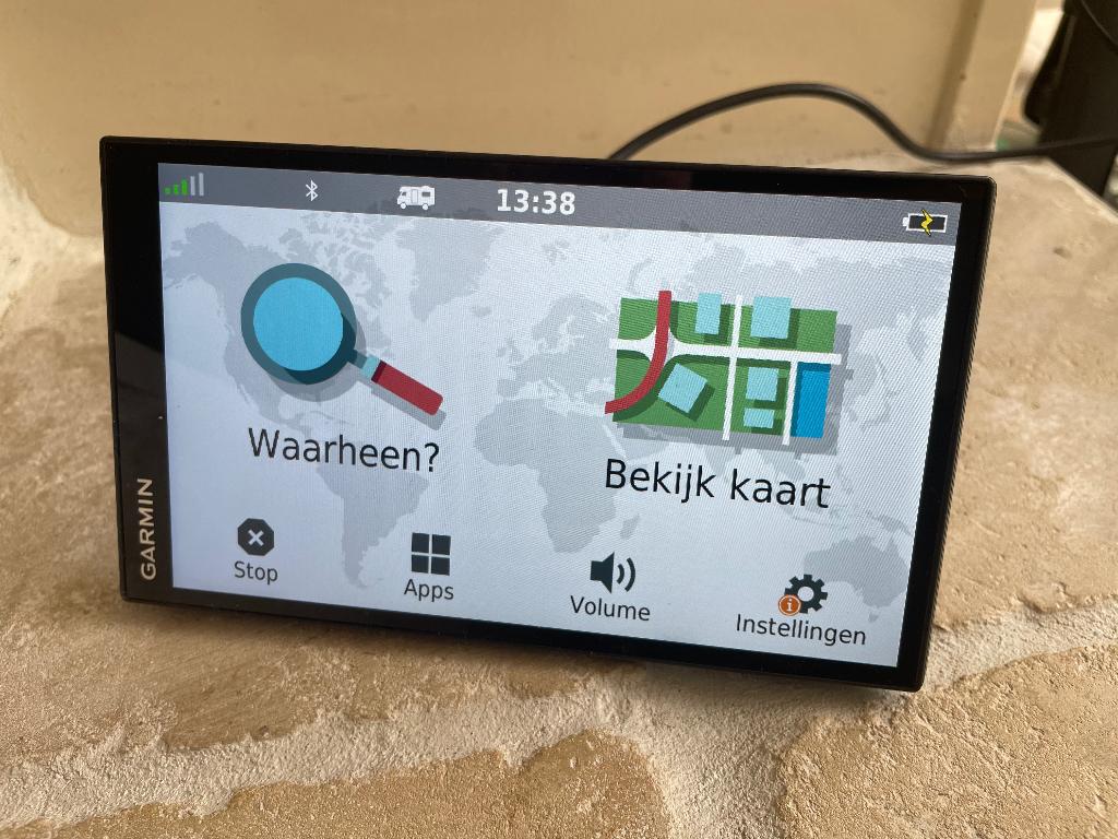 Garmin camper auto Navigatie systeem, Ophalen of Verzenden, Gebruikt