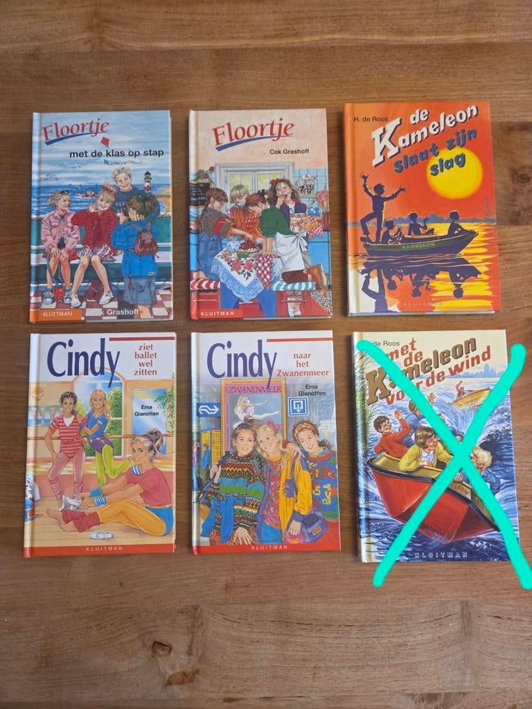 Diverse jeugdboeken: Floortje, Cindy en de Kameleon, Ophalen of Verzenden, Zo goed als nieuw