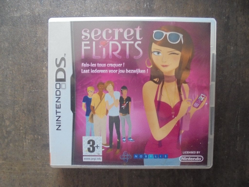 Secret Flirts voor DS (zie foto's), 1 speler, Ophalen of Verzenden, Gebruikt, Vanaf 3 jaar
