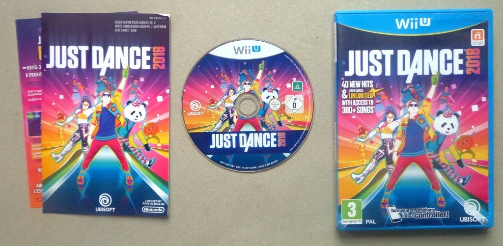 Just Dance 2018 voor de Nintendo Wii-U, Muziek, 1 speler, Ophalen of Verzenden, Zo goed als nieuw