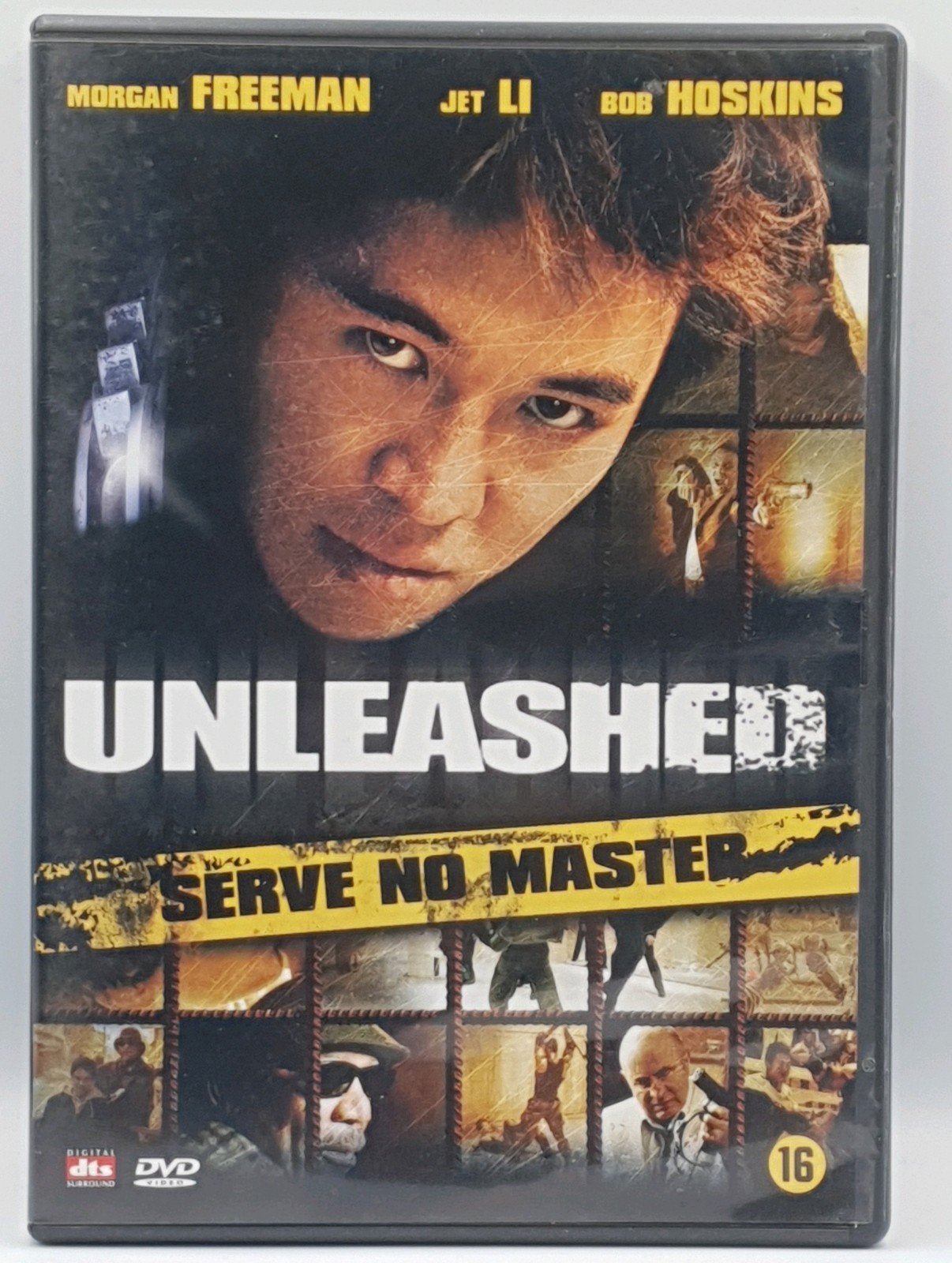Unleashed DVD - Actiethriller met Jet Li en Morgan Freeman, Vanaf 16 jaar, Ophalen of Verzenden, Gebruikt, Actiethriller