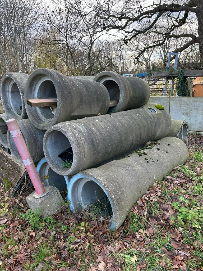 Betonnen rioolbuizen rond 500mm ca 20m, Doe-het-zelf en Verbouw, Buizen en Afvoer, Ophalen, Overige materialen, 2 tot 4 meter