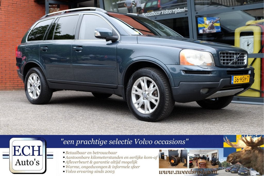 Volvo XC90 3.2 238 pk Inscription Leer, Apple CarPlay, Schui, 238 pk, Gebruikt, Huisgarantie, Met garantie (alle)